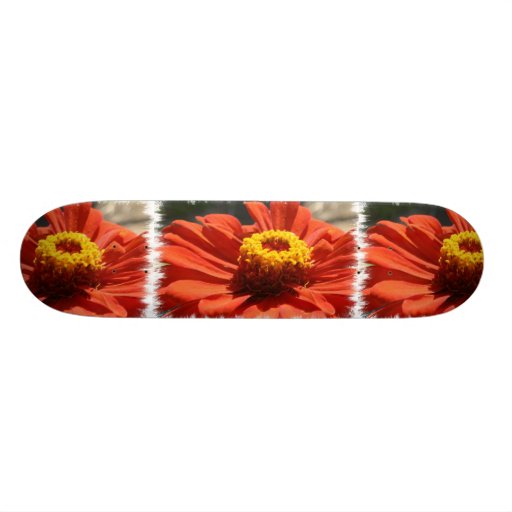 Zinnia Blossom Skateboard