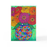 Zinnia Fiesta Greeting / Note Card