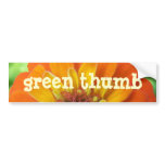 Zinnia, Green-Thumb bumper stickers