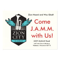 Zion City J.A.M.M. Card Business Card Templates