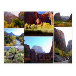 Zion National Park, Utah, Collage Postcard