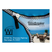 Zip It Up Business Card template (hotel)