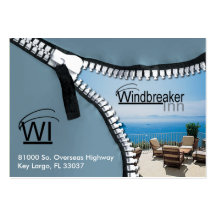 Zip It Up Business Card template (hotel)