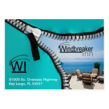 Zip It Up Business Card template (hotel)