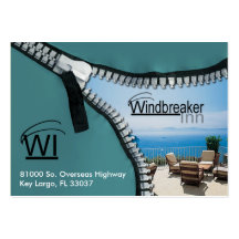 Zip It Up Business Card template (hotel)