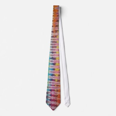 Zippie Red Tip Tie Dye Necktie by mrtiedye
