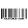 Zivildienstleistender barcode label icon picture card