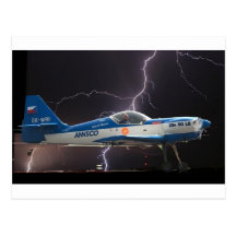 ZLIN 50 IN LIGHTNING POST CARD