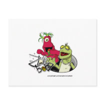 Zlorg & boB: postcard