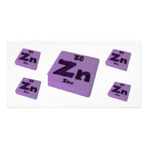 Zn Zinc Picture Card