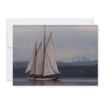 Zodiac and Mt Baker Personalized Invitation
