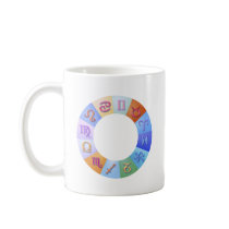 Zodiac Aqua Ring Coffee Mug