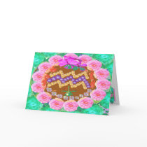 Zodiac AQUARIUS Goodluck BirthStar Symbol Greeting Card