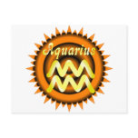 Zodiac Aquarius Post Card