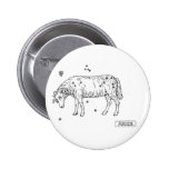 Zodiac Aries Button