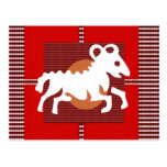 ZODIAC ARIES Jyotish  Astrology Postcards