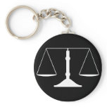 Zodiac astrology libra silhouette keychains