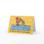 Zodiac Birthday - Aquarius cards