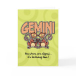 Zodiac  Birthday - Gemini cards