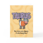 Zodiac Birthday - Taurus cards