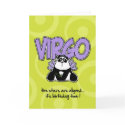 Zodiac Birthday - Virgo cards
