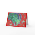 Zodiac Capricorn greetings card
