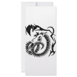 Zodiac Capricorn Rack Card Template