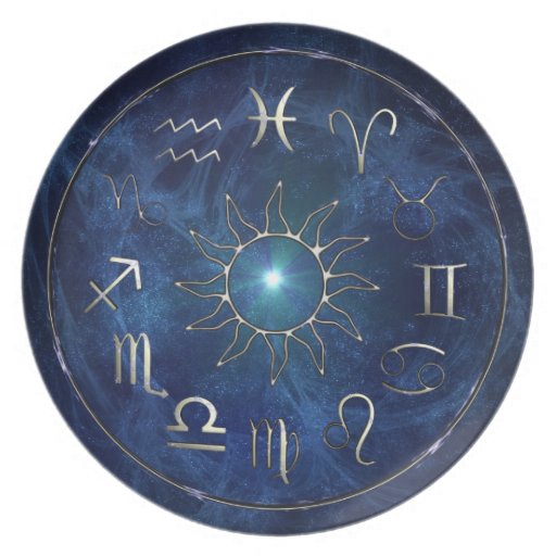 Zodiac Chart Dinner Plate Zazzle