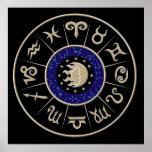 Zodiac Circle posters