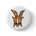 Zodiac Gecko - Aries Pinback Button