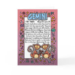 Zodiac - Gemini Fun Facts cards
