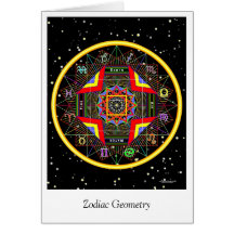 Zodiac Geometry Cards