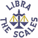 Zodiac in Libra embroidered shirts