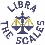 Zodiac in Libra embroidered shirts