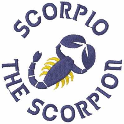 Zodiac in Scorpio by Embroidery4U