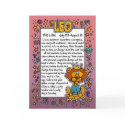 Zodiac - Leo Fun Facts cards