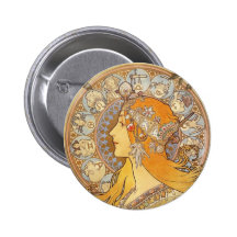 Zodiac Pinback Button