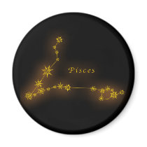 Zodiac - Pisces Refrigerator Magnets