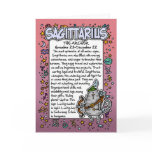 Zodiac - Sagittarius Fun Facts cards
