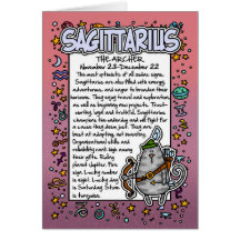 Zodiac - Sagittarius Fun Facts Cards