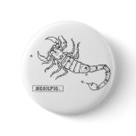 Zodiac Scorpio Button
