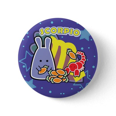 ZODIAC - SCORPIO PINBACK BUTTONS by teresa770718