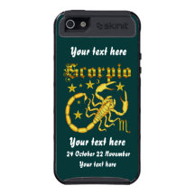 Zodiac Scorpio-Design-1 View Below Hints Cases For iPhone 5