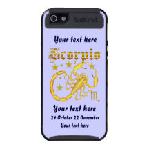 Zodiac Scorpio-Design-1 View Below Hints Covers For iPhone 5