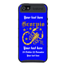 Zodiac Scorpio-Design-1 View Below Hints iPhone 5 Covers