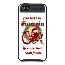 Zodiac Scorpio-Design-1 View Below Hints iPhone 5 Cover