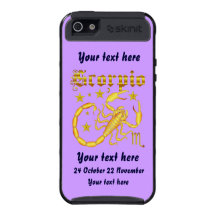 Zodiac Scorpio-Design-1 View Below Hints Cases For iPhone 5