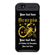 Zodiac Scorpio-Design-1 View Below Hints iPhone 5 Covers