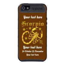 Zodiac Scorpio-Design-1 View Below Hints iPhone 5 Cover