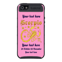 Zodiac Scorpio-Design-1 View Below Hints Cases For iPhone 5